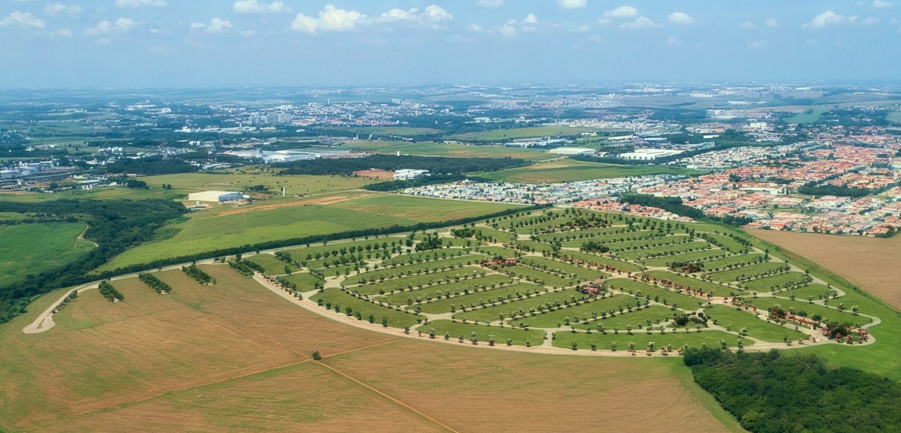 Vista aérea do Comviva Paulínia
